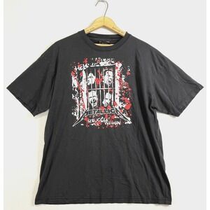 Vintage Metallica 2006 Graphic Tee Struggle Within Adult XL Black Faded‎ Metal